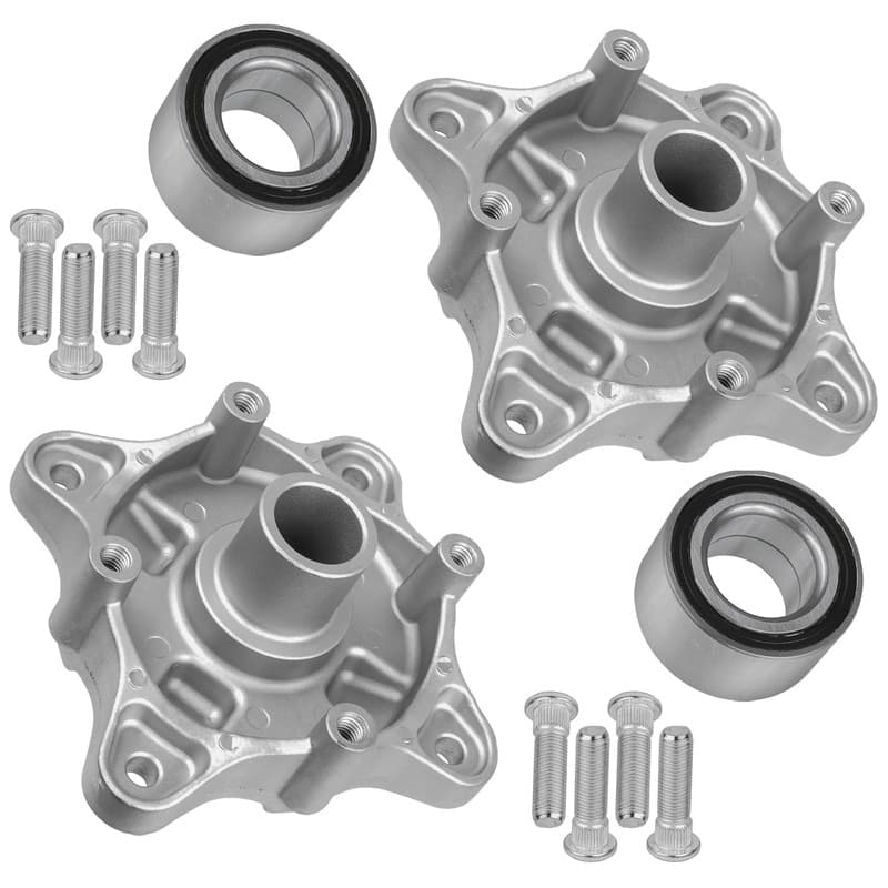 Rear Wheel Hub w/ Bearing Bolt For Polaris RZR 800 EFI / RZR S 4 800 2008-2014