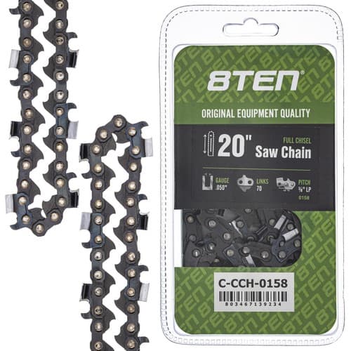 Chainsaw Chain 20 Inch .050 3/8 LP 70DL for Echo CS-590 CS-600P CS590 CS-620P
