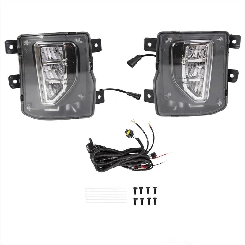 For Chevy Silverado 1500 2016-2018 LED Fog Lights Driving Lamps ‎Clear 16 17 18