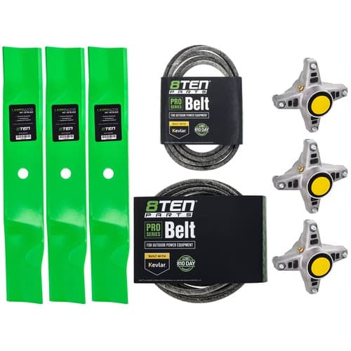 Deck Rebuild Kit Blade Spindle Belt for MTD Cub Cadet GTX2154 GTX2154LE 54 Inch