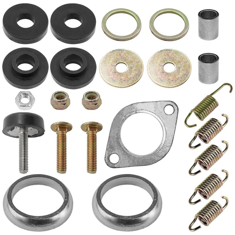 Exhaust Muffler Gasket Kit for Polaris Big Boss 500 6X6 2001 2002