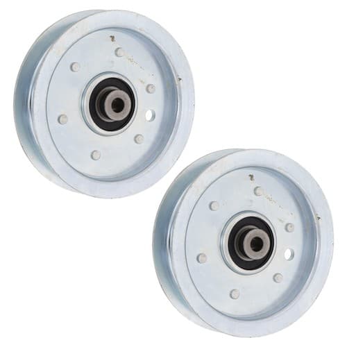 Flat Idler Pulley Set for White Outdoor ZT42 ZT50 LT2200 ZT22 LT-2200 2-Pack