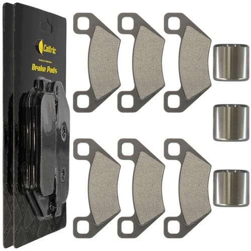 Front And Rear Brake Caliper Piston W/ Pad For Arctic Cat Xc450 4X4 2011-2017