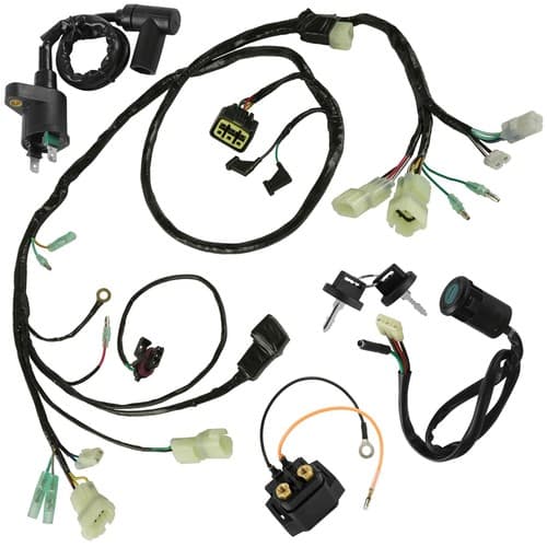 Wiring Harness Switch Key Coil Starter Relay for Honda Sportrax 250 TRX250 09-17