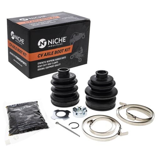 NICHE Front CV Axle Boot Kit for Suzuki 54931-31G02 King Quad 700 ATV