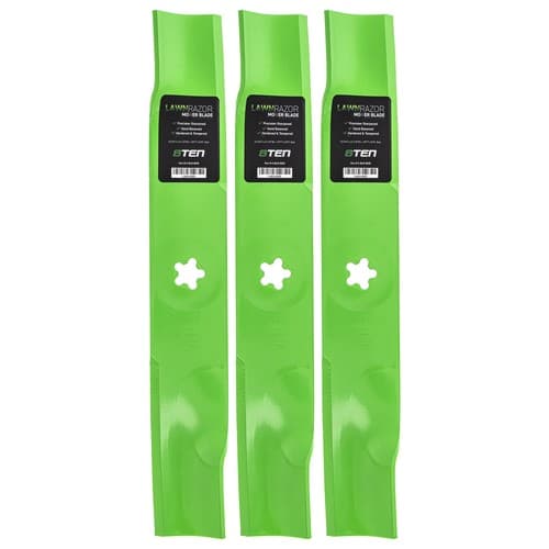 LawnRAZOR Mulching Mower Blade for Husqvarna YTH2348 YTH2448 YTH2148 3-Pack