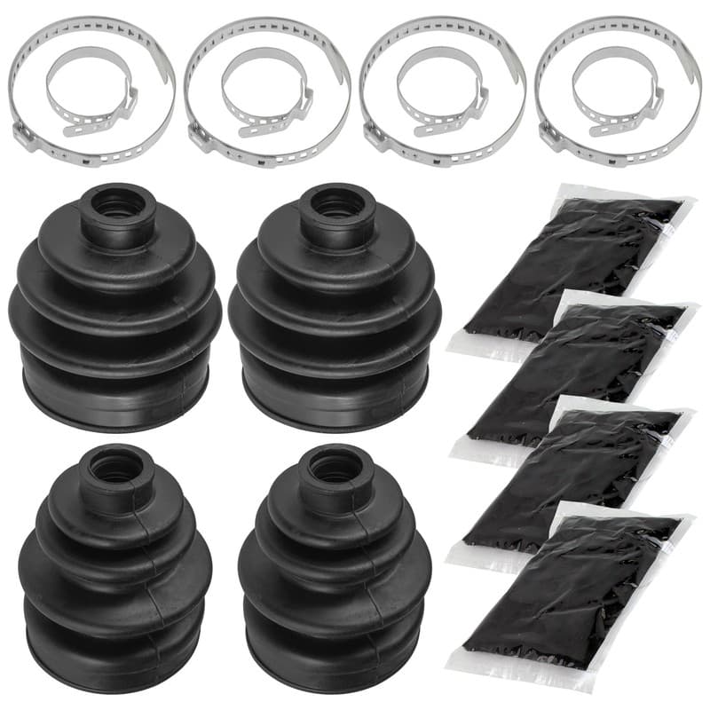 Front Axle Inner & Outer CV Boot Kits For Suzuki King Quad 300 LT-F4WDXS 1991-95