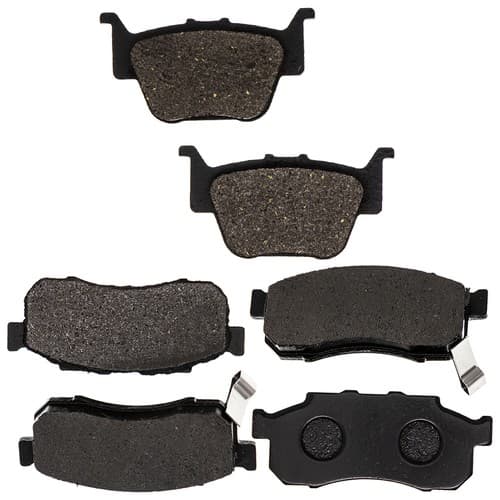 Brake Pad Kit for Honda Pioneer 700 500 06435-HN8-016 Front Rear Semi-Metallic