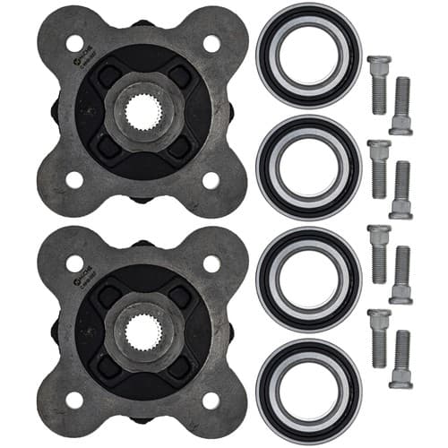 NICHE Rear Wheel Hub Kit Set For Polaris Ranger 900 1000 570 XP Crew 5142964-067