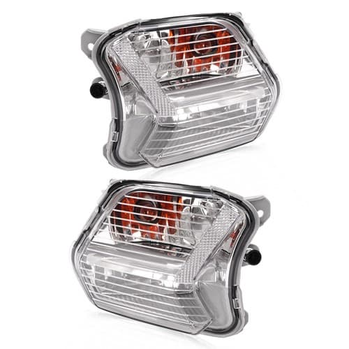 Pair Front Fog Lights Turn Signal Lamps W/ Bulbs For Ford Escape Kuga 2017-2019