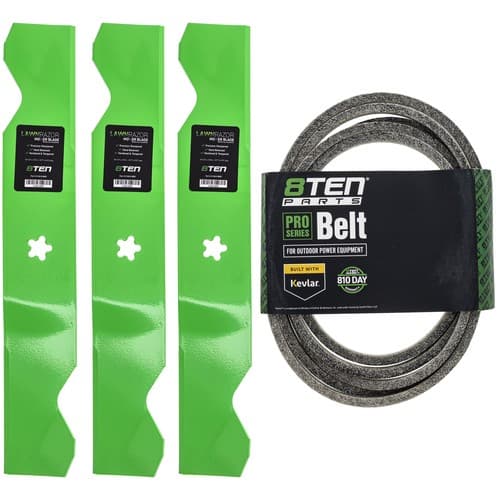 Deck Kit Blade Belt for AYP Husqvarna YTH2454 LGT2654 187254 196103 54 Inch