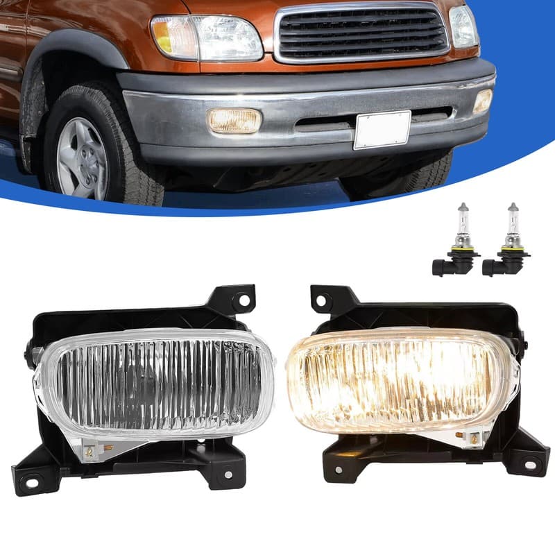 For Toyota Tundra 2000-2006 Front Bumper Fog Lights Driving Lamps w/ Bulbs 00-06