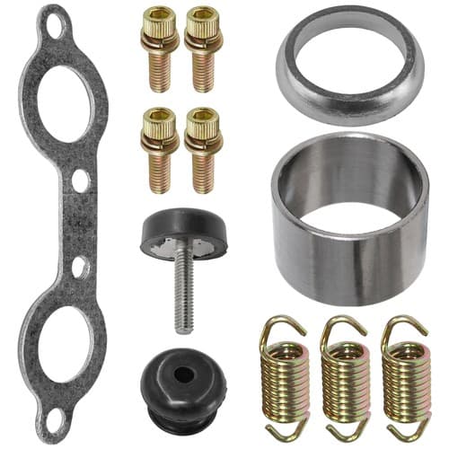 Complete Exhaust Muffler Silencer Kit for Polaris RZR 4 800 EFI 2010 2011 - 2014