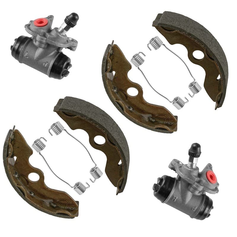 Front Left Right Wheel Brake Cylinder w/Shoes for Honda Recon 250 TRX250 1997-01