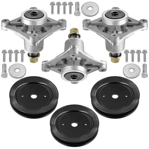 604214 603988 52" Deck Spindle & Pulley For Hustller Raptor Limited Raptor EX