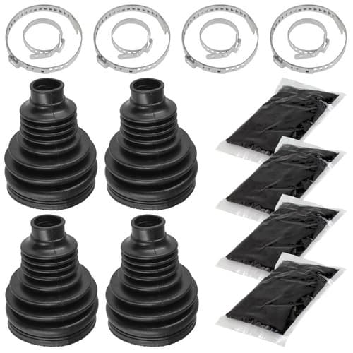 2 Rear Axle Inner & Outer CV Boot Kits for Polaris Ranger Crew 700 4X4 2008 2009