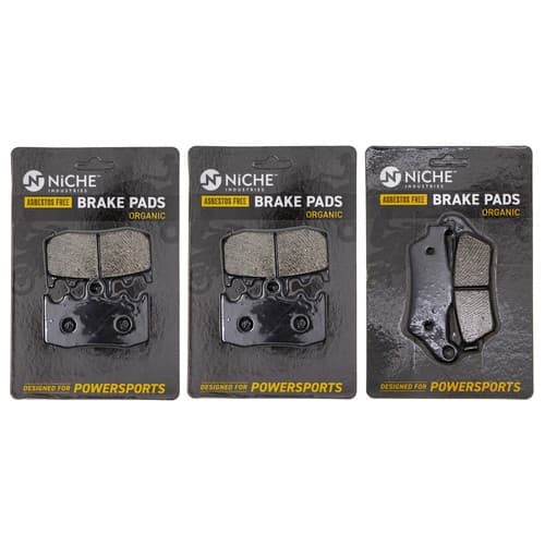 NICHE Brake Pad Set for BMW R1200GS R1100S R1150GS R1200S Front Rear Organic