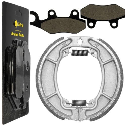 for Honda CMX250C CMX250C2 Rebel 250 96-04 Front Brake Pads Rear Brake Shoes