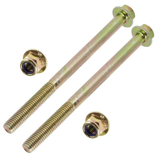 Caltric Rear Bearing Carrier Lower Bolt & Nut For Polaris 7518467 7547313 x2
