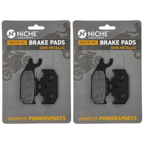 Brake Pad Set Can-Am Outlander Front Right Rear Semi-Metallic 705600349 2 Pack