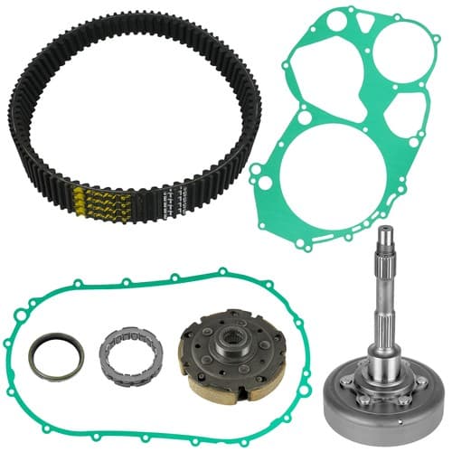 Wet Clutch Housing Kit With Belt For Arctic Cat 550 700 4x4 GT LTD 2012-2014