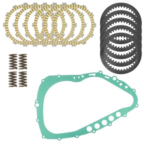 Clutch Friction Steel Plates Gasket Kit for Suzuki LT-F500F Vinson 500 2003-2007