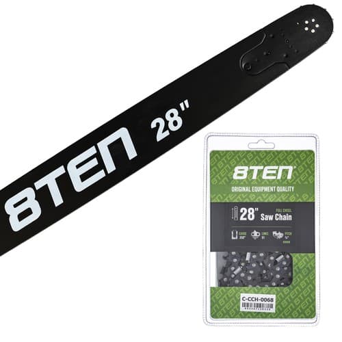 8TEN 28" Chainsaw Guide Bar & Chain .050 3/8 91DL for Stihl 066 088 064 33RS91E