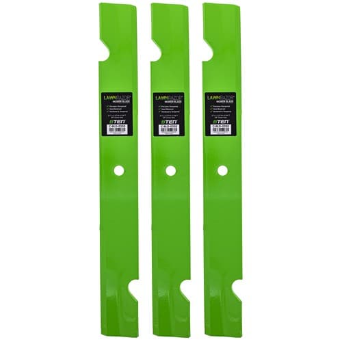 LawnRAZOR Blade Ferris 5020842 5020842SM ISZ 61 Inch Notched Air Lift 3 Pack