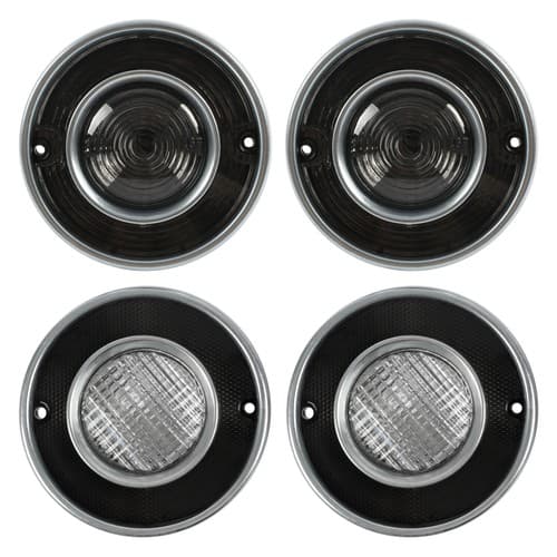 4PCS For Chevrolet Corvette 1975-1979 Tail Lights+Backup Lights Lamps Set