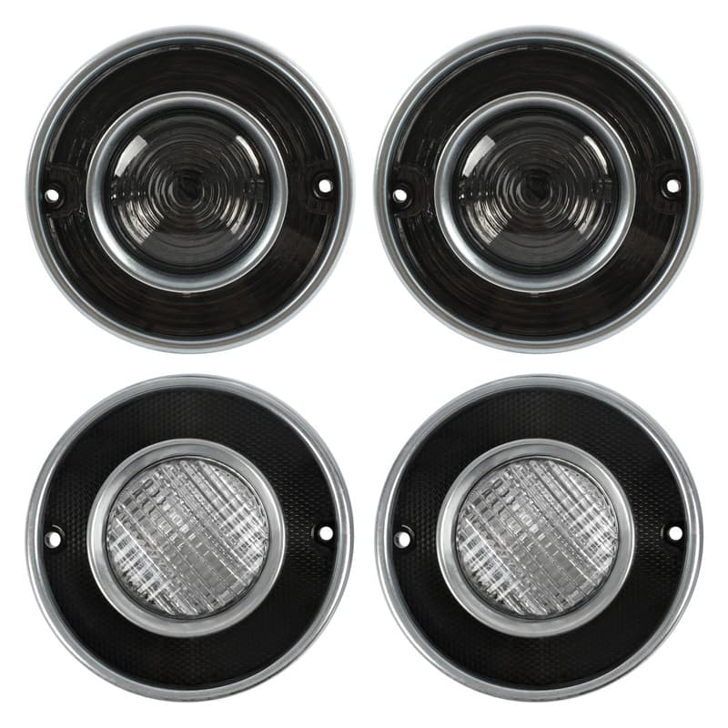 4PCS For Chevrolet Corvette 1975-1979 Tail Lights+Backup Lights Lamps Set