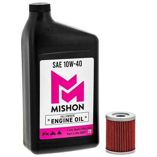 MISHON Engine Oil Change Kit for Suzuki DRZ125L Kawasaki KLX125 2003-2022