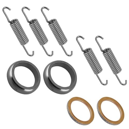 Exhaust Pipe Muffler Gaskets w/Spring for Yamaha Rhino 700 2008-2009 2011-2013