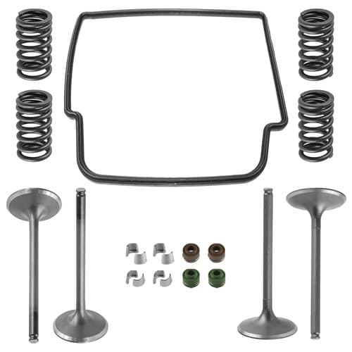 Intake & Exhaust Valve with Spring Gasket Kit For Honda CRF450RA 2002-2006