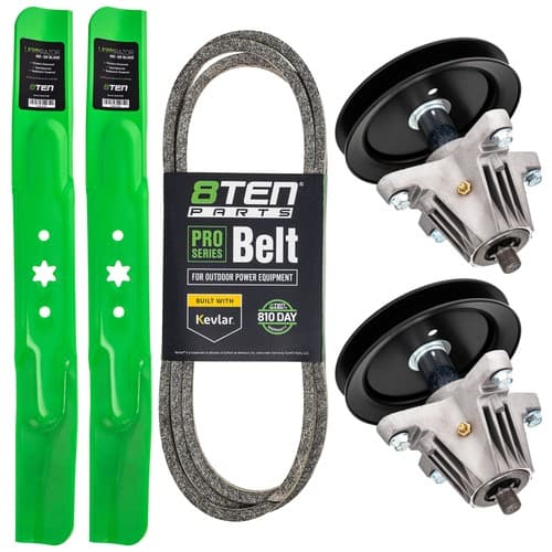 8TEN Blade Spindle Belt Kit for Troy Bilt Bronco 42-Inch 942-04308 918-04889A