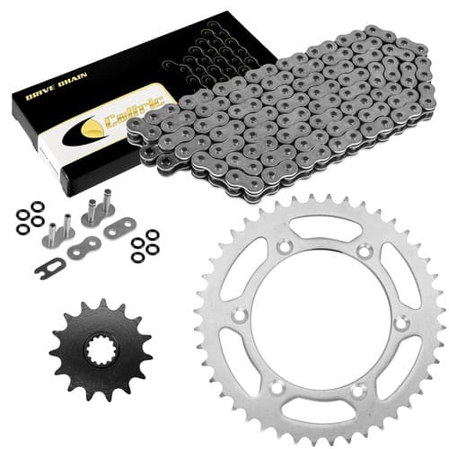O-Ring Drive Chain & Sprockets Kit for Suzuki DR350 1994-1999 / DR-Z400S 00-17