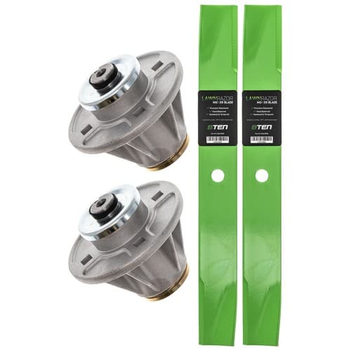 Deck Spindles & Mower Blades Kit for Gravely ZT 2350 1840 1434 1534 HVZ Mini-ZT