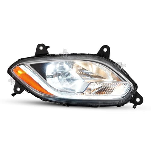 LED Headlight For International Harvester LT LT625 2017-2021 W/Bulbs RH Side