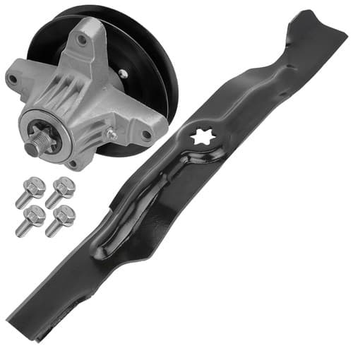 Caltric Spindle w/Blade For Cub Cadet LTX 1050KW LTX1050VT LTX 1050KH 50" Deck