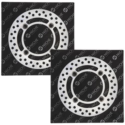 NICHE Front Brake Rotor Set For Polaris RZR 1000 900 Ranger 800 900 ATV