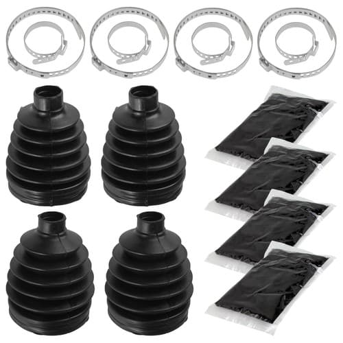 2 Rear Axle Outer Inner CV Boot Kit for Polaris RZR 4 XP 900 2012 2013