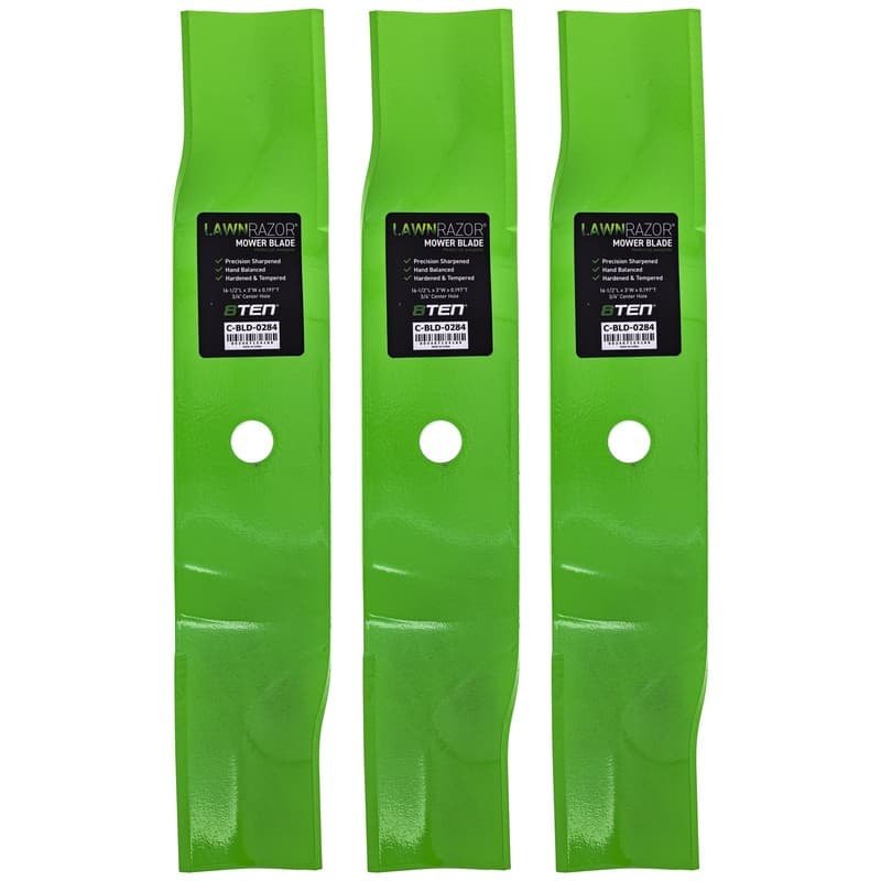 LawnRAZOR Blade for Cub Cadet Z-force 48 Inch Deck 01004772 High Lift 3 Pack