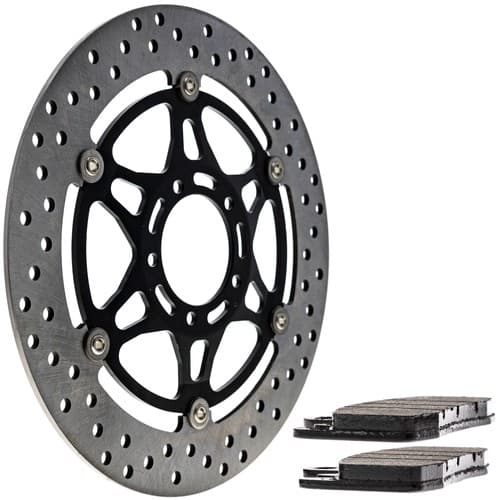 NICHE Front Right Brake Rotor Pad Kit for Ducati XDiavel 61341021A Semi Metallic
