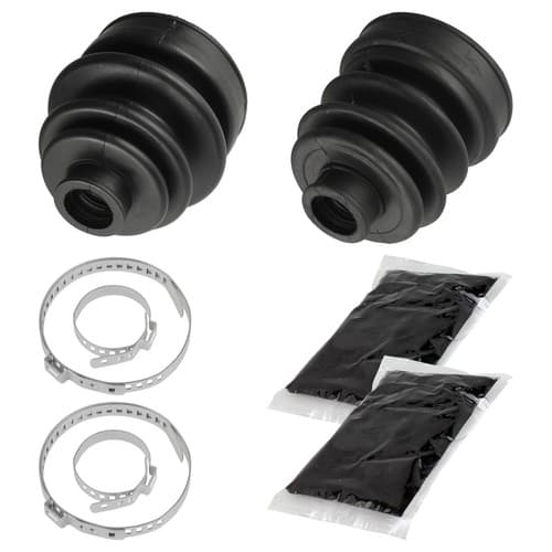 2x Rear Axle Inner Outer CV Boot Kit for Yamaha Rhino 450 YXR450F 4WD 2006-2009