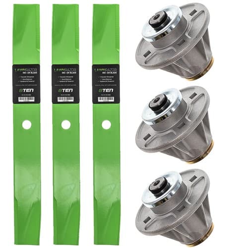 Deck Spindle & Mower Blade Kit for Gravely ZT 2350 1840 1434 1534 HVZ Mini-ZT