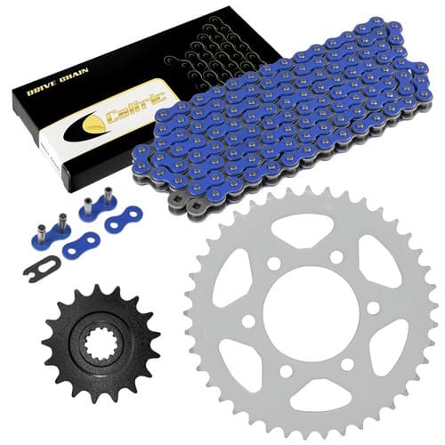 Blue Drive Chain And Sprocket Kit for Kawasaki Ninja ZX-10R ZX1000 2008-10