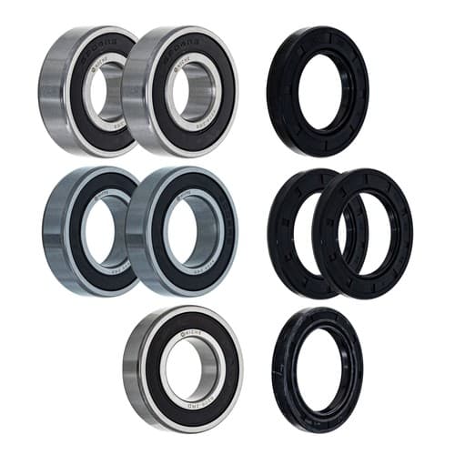 NICHE Wheel Bearing Seal Kit for Kawasaki Vulcan VN1700 Voyager Vaquero 6204-2RS