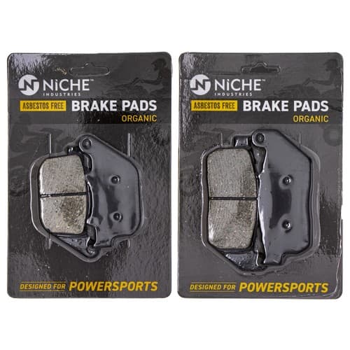 NICHE Brake Pad Set for Harley-Davidson Sportster 1200 883 Iron Complete Organic