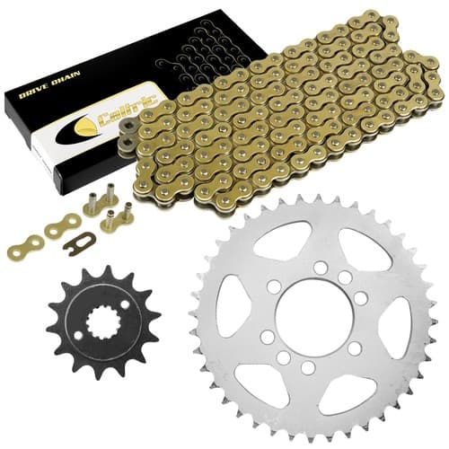 Drive Chain & Sprockets Kit for Kawasaki KFX400 KSF400A 2003 2004 2005 2006