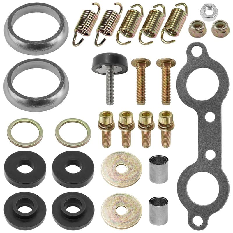 Exhaust Muffler Gasket Kit for Polaris Ranger XP 700 4X4 EFI 2006 2007