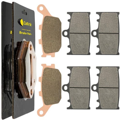 Caltric Front and Rear Brake Pads for Kawasaki Klz1000 Versys 1000 2015-2019